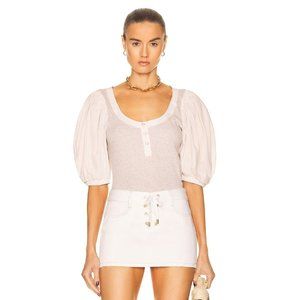 NWOT Ulla Johnson Janette Top in Oatmeal